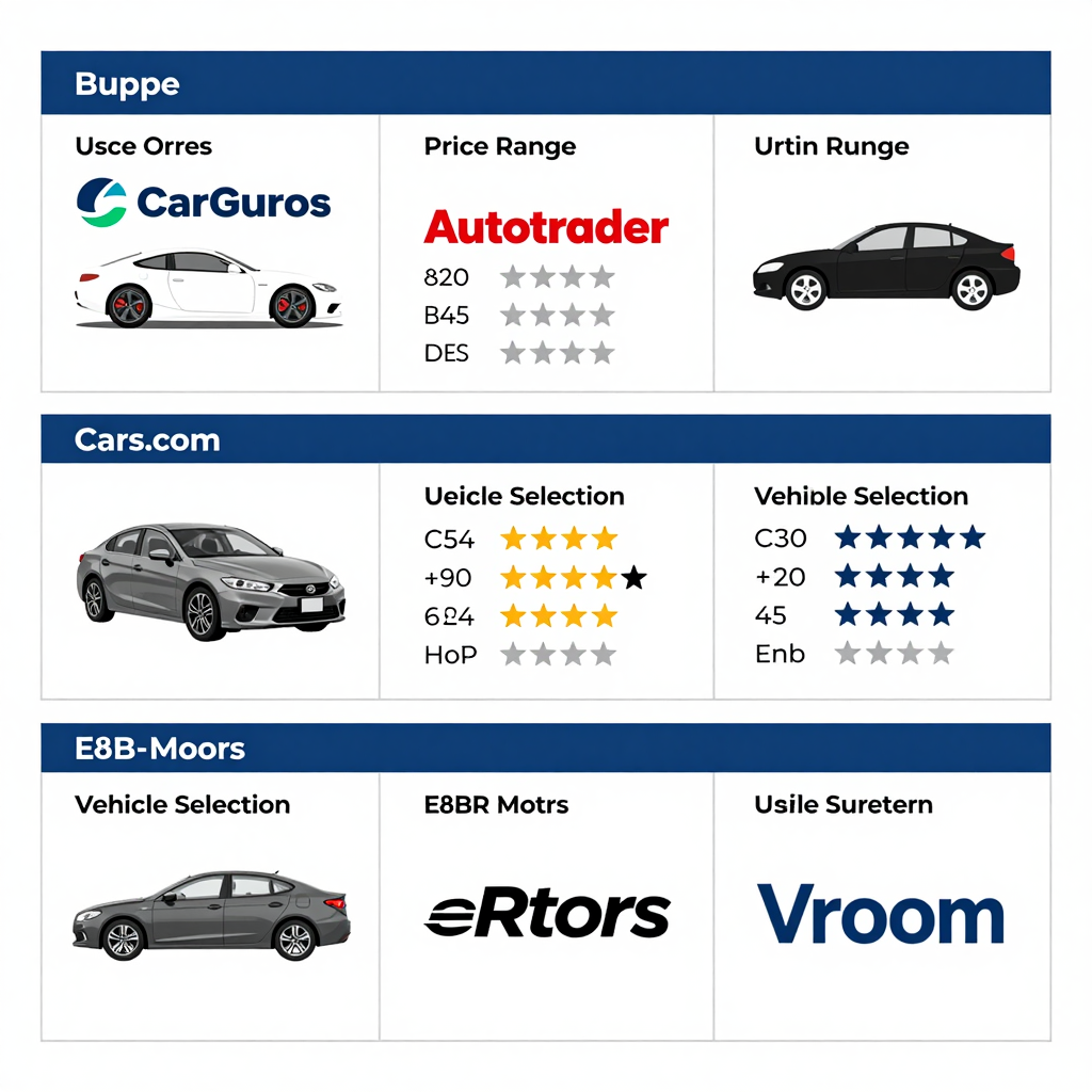Comparison of Top Platforms for Buying Used Cars
