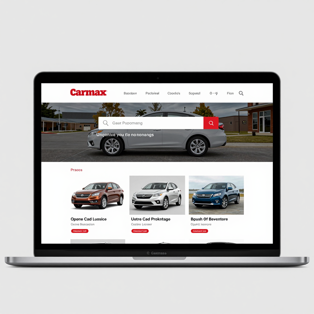 CarMax Website Interface