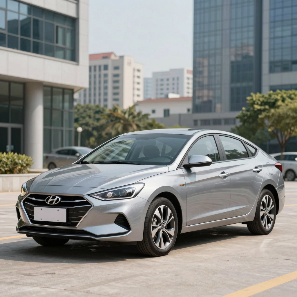 Hyundai Elantra in a Professional Setting