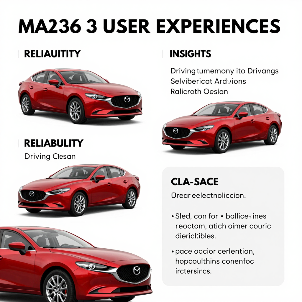 Mazda 3 User Experience Infographic