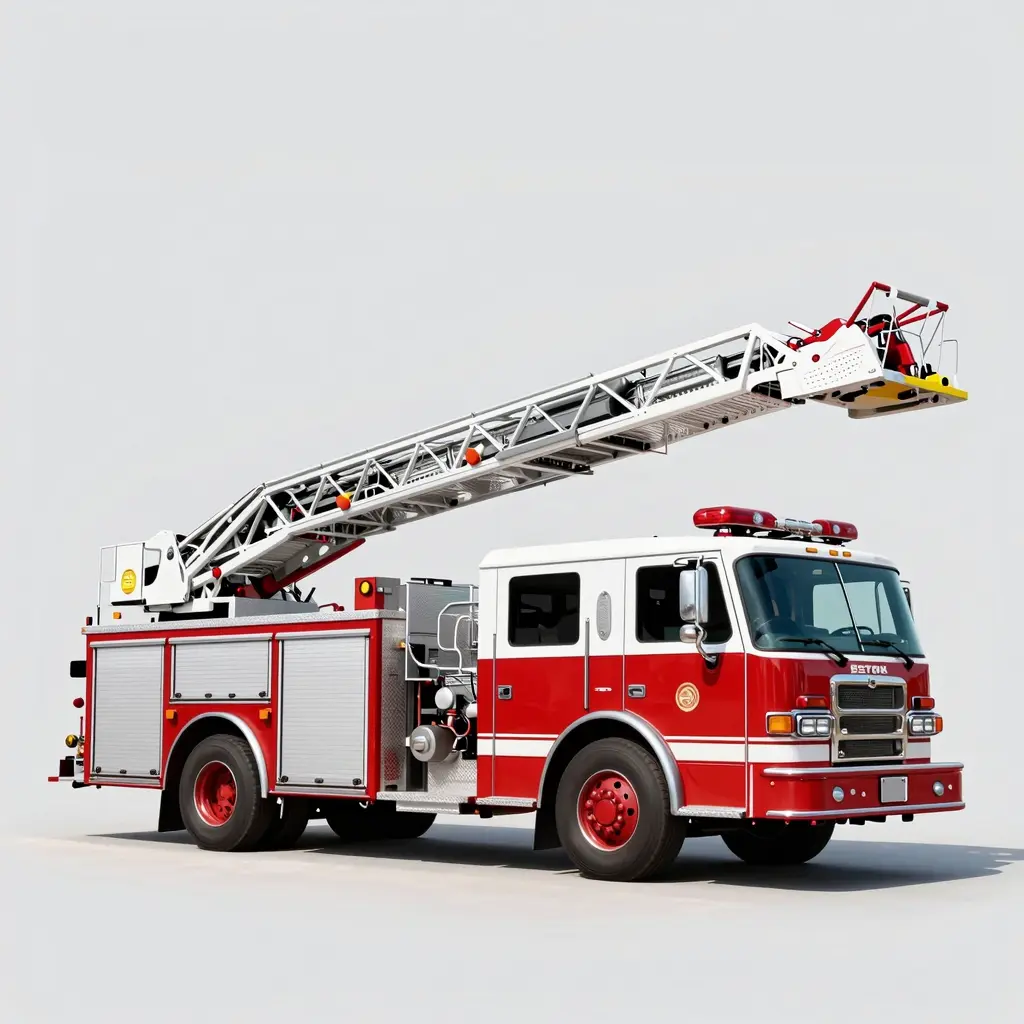 Boston Aerial Fire Truck