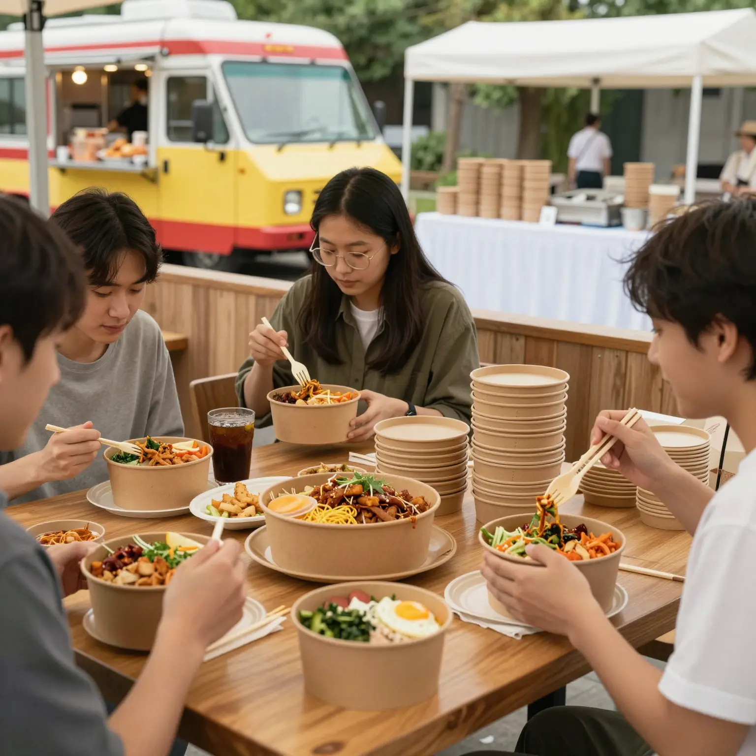 Versatility of Disposable Paper Bento Bowls
