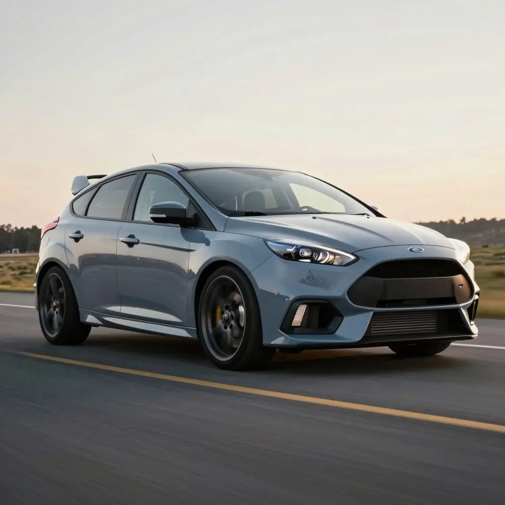 Sleek design of the Ford Focus RS
