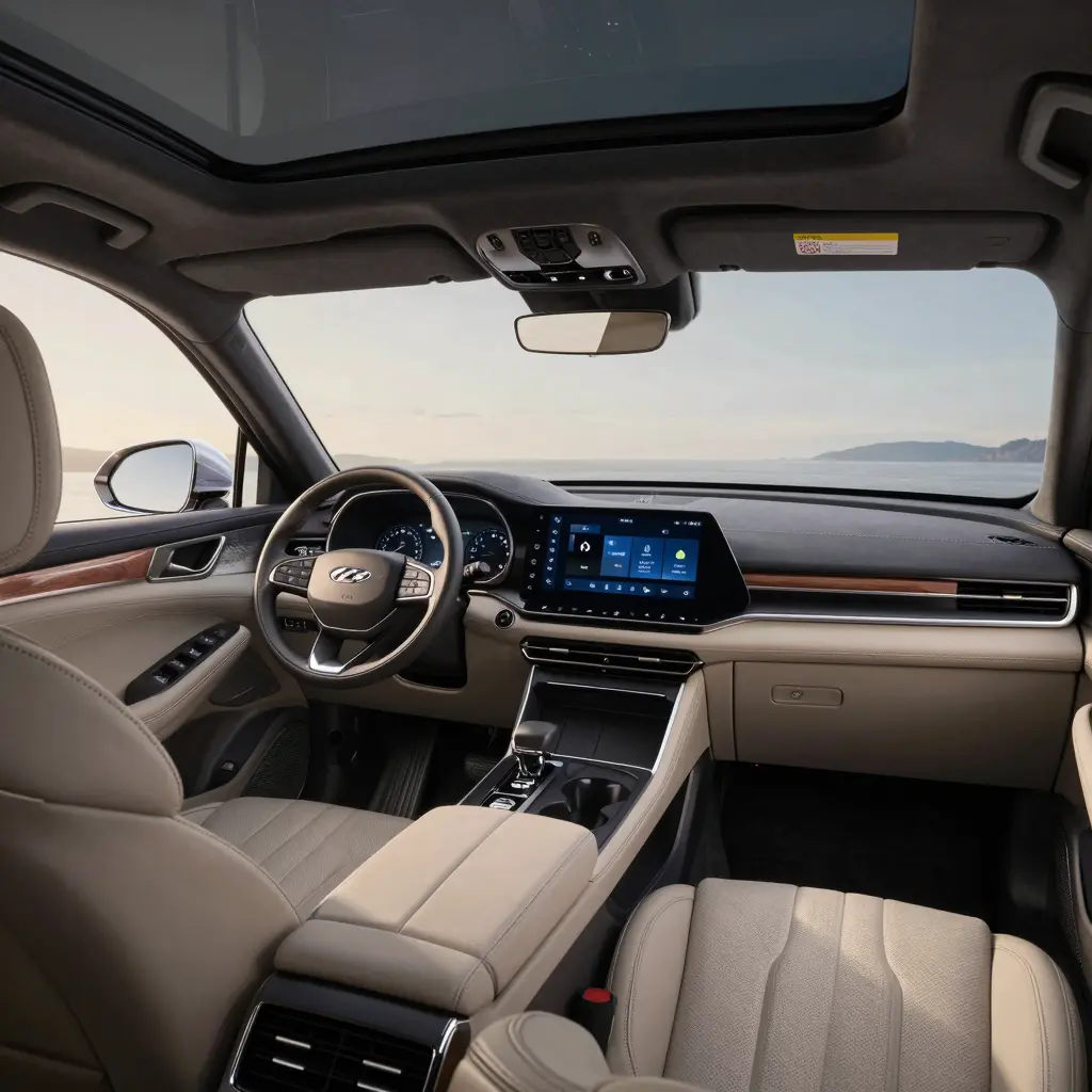 Luxurious Interior of the Hyundai Equus
