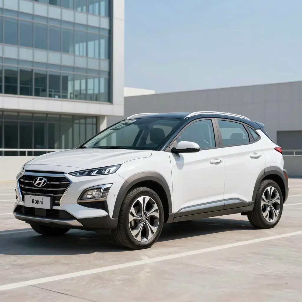 Hyundai Kona in a Business Setting