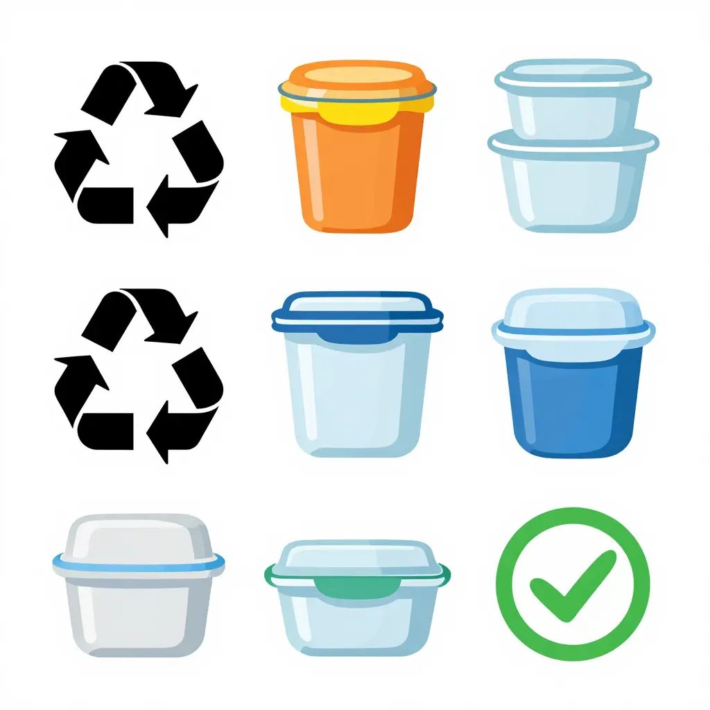 Various Plastic Food Container Symbols