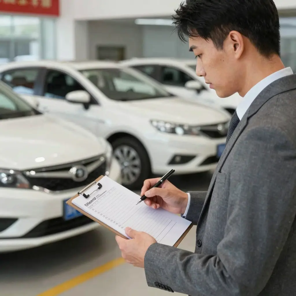 Business Owner Examining Checklist