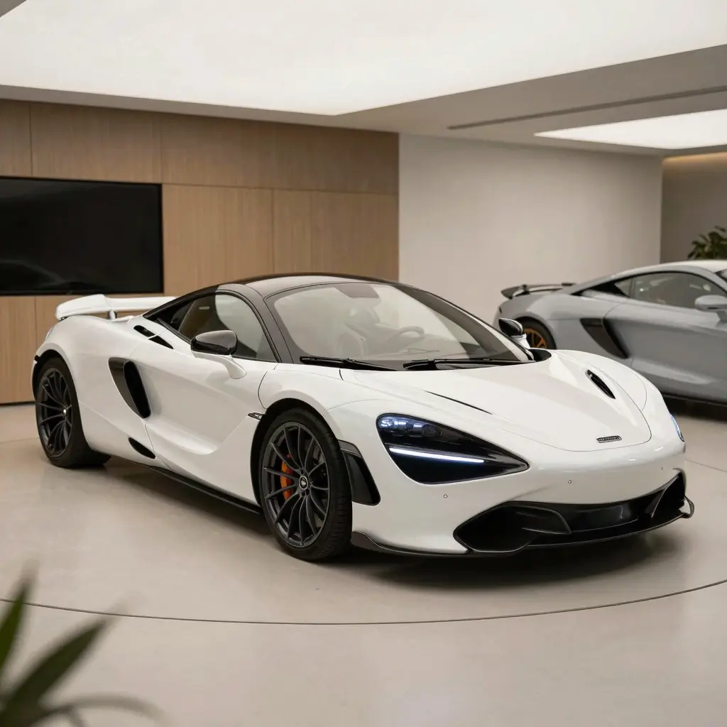 Luxury McLaren in Business Environment