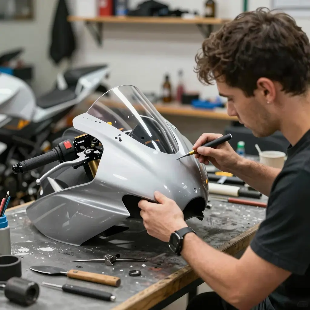 Expert workshop on motorcycle customization