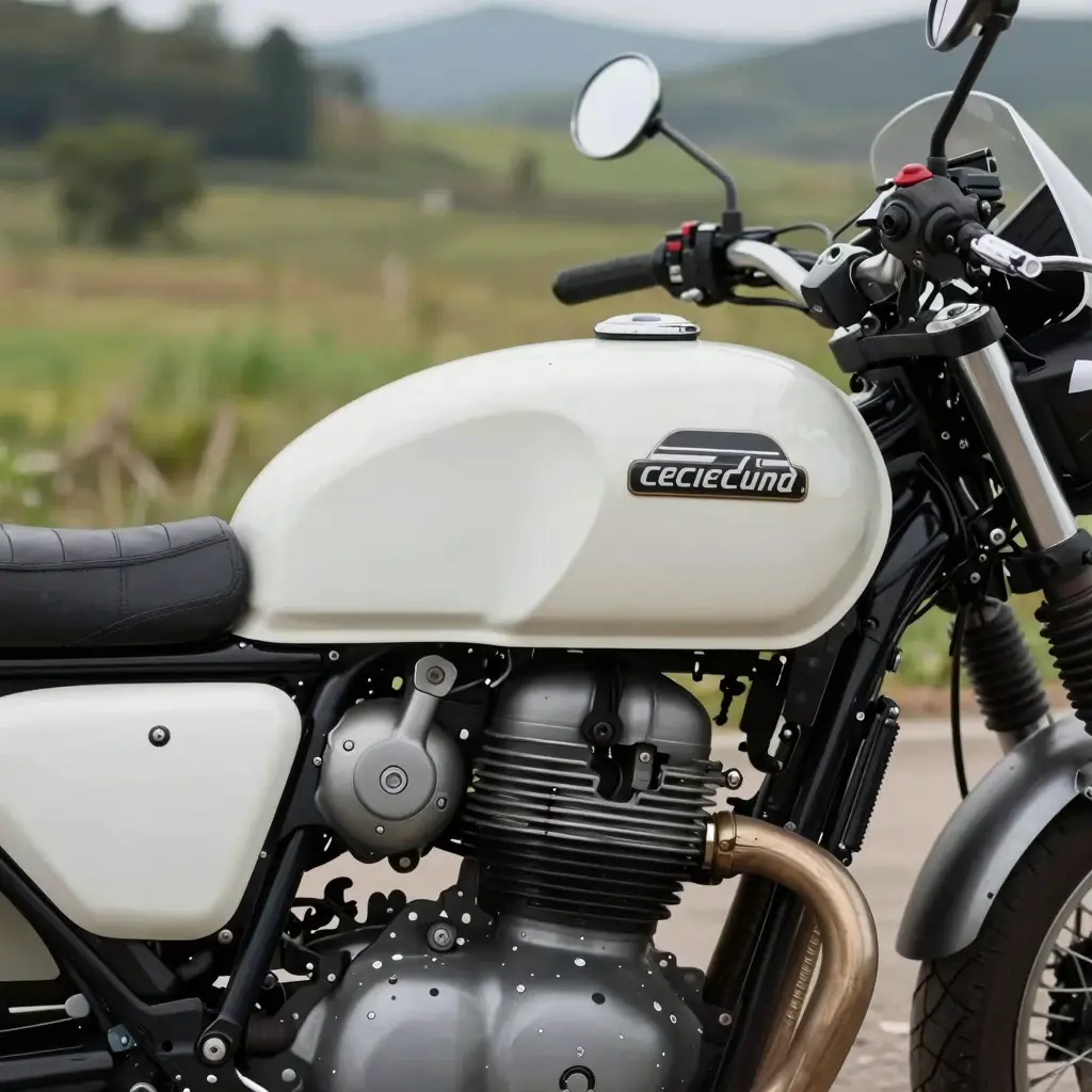 Fiberglass Fairings on Classic Motorcycle