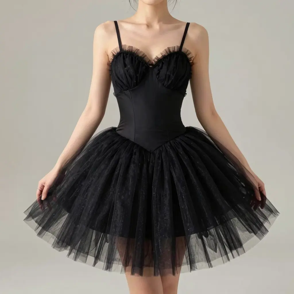 Ladies Black Tutu Dress