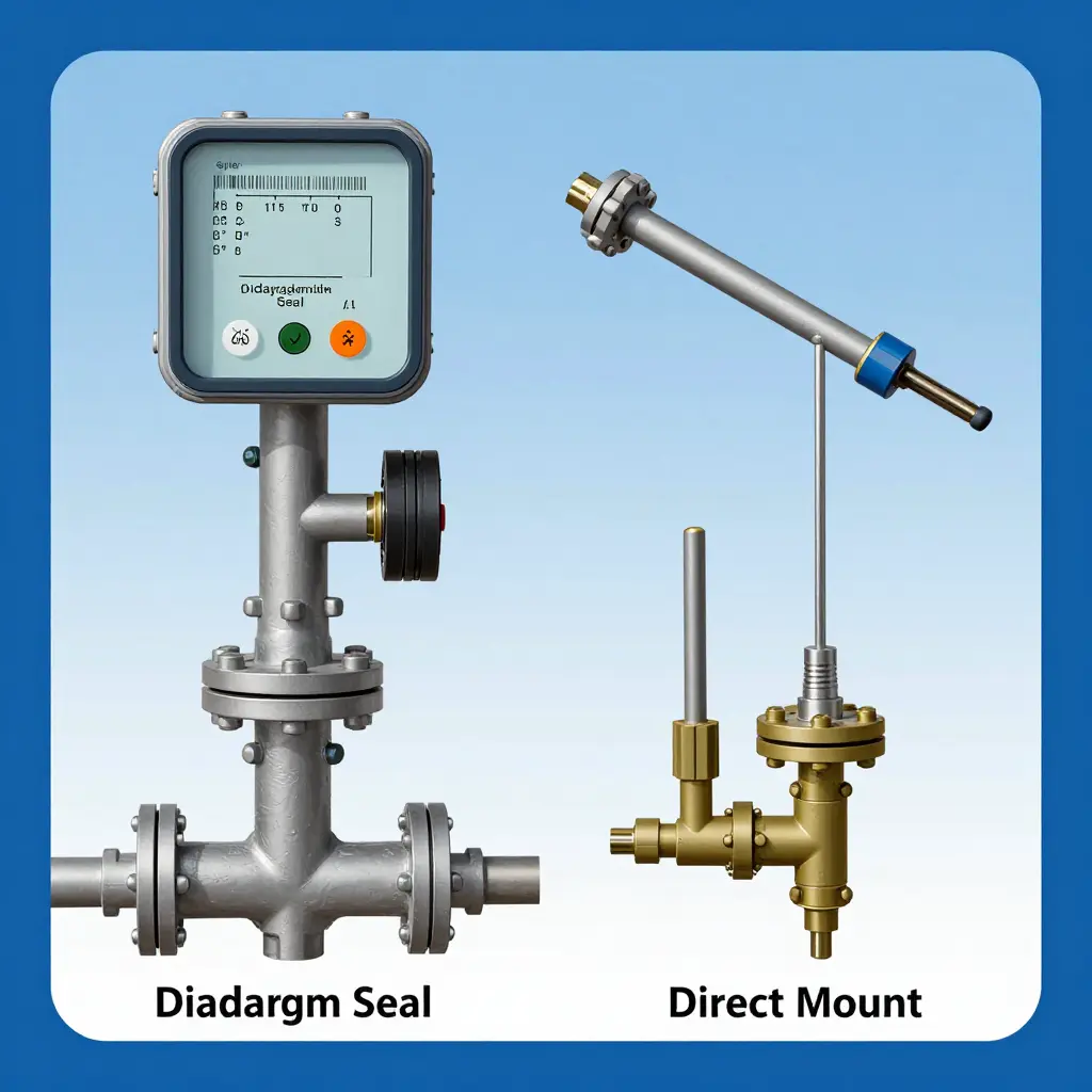 Pressure Transmitter Selection on High-Vibration Lines: Diaphragm Seal or Direct Mount